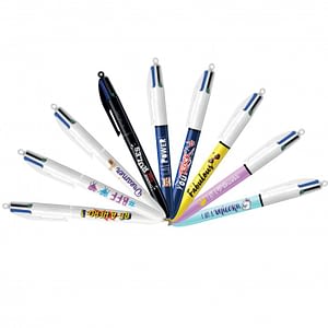 expo 30 penne sfera 4 colours messages bic