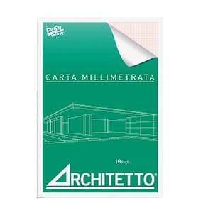 album carta millimetrata architetto a4